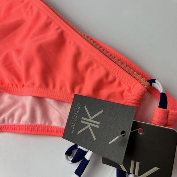 Kardashian Kollection Swimwear Bikini Bottoms Women Large Orange Swim Beach NWT - Picture 7 of 11